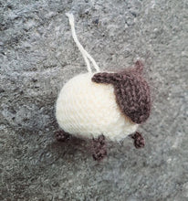 Load image into Gallery viewer, Sheep ornament - knitted - Kimber Valley Farms
