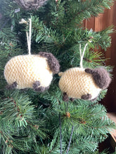 Load image into Gallery viewer, Sheep ornament - knitted - Kimber Valley Farms
